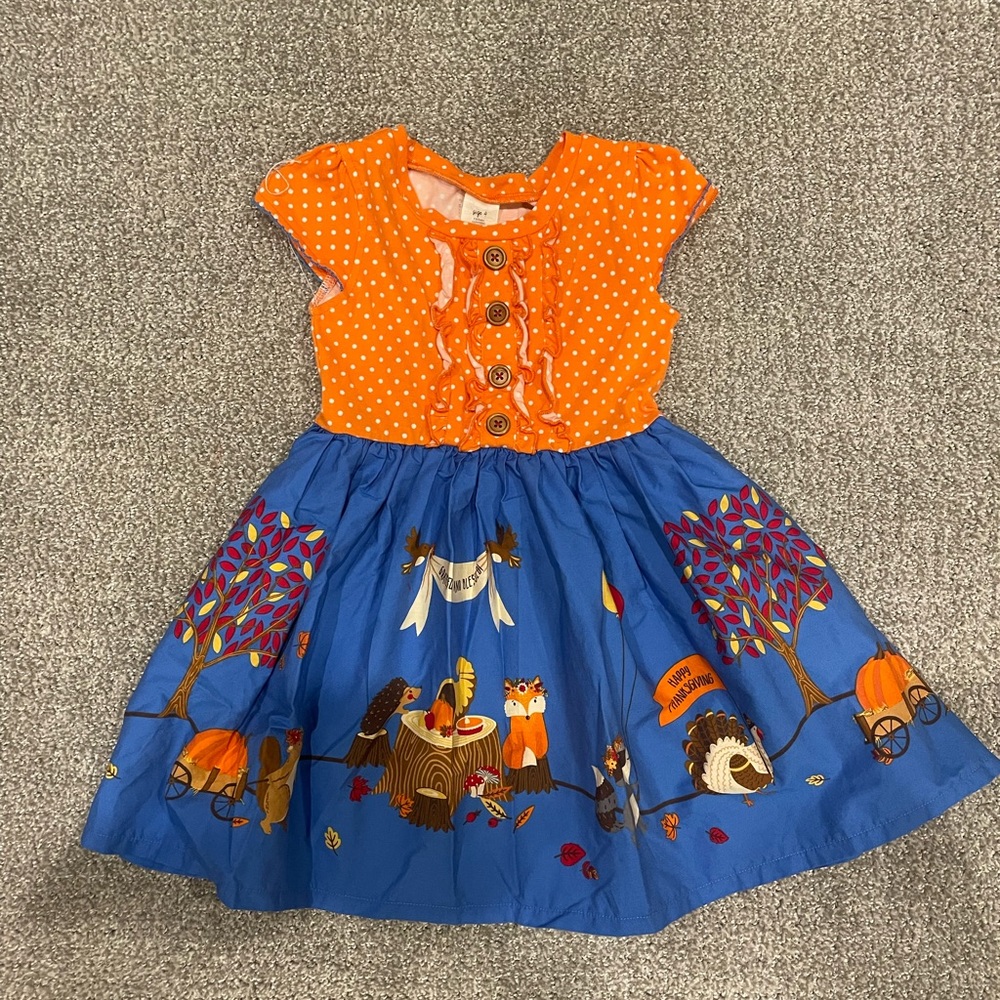 Eleanor Rose | thanksgiving dress | 4T
